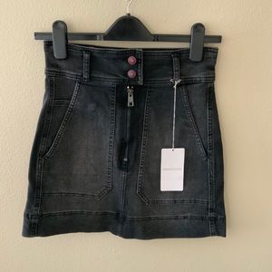 Zadig & Voltaire denim mini skirt